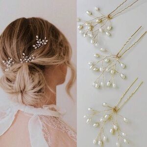 Elegant Pearl Hair Pins
